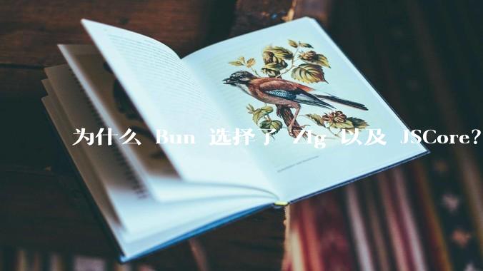 为什么 Bun 选择了 Zig 以及 JSCore？